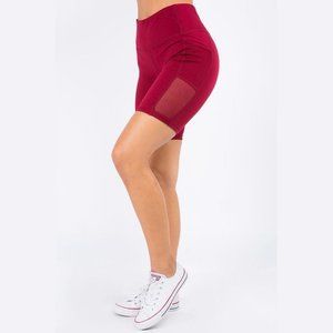 High waist pocket‎ bike legging
